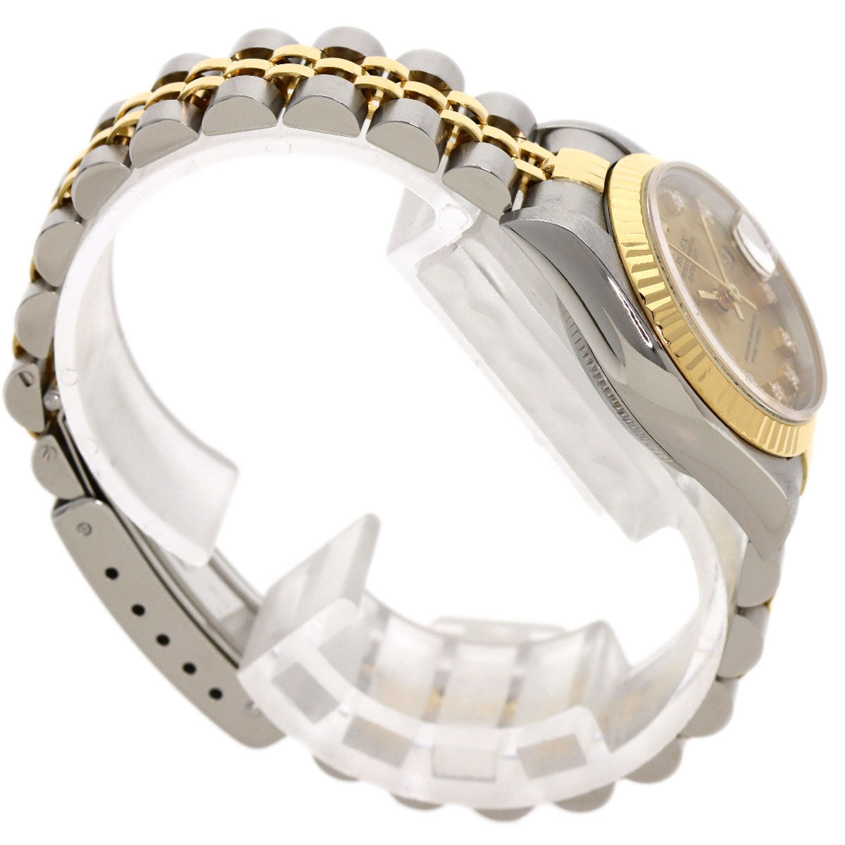 ROLEX DATEJUST 10P Diamond Watches 69173G Stainless Steel/SSxK18YG Ladies