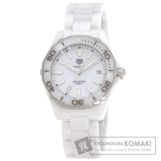 TAG HEUER Aquaracer 1.4" Ceramic Watches WAY1391.BH0717 Ceramic/Ceramic Ladies
