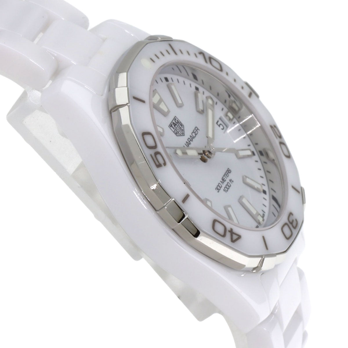 TAG HEUER Aquaracer 1.4" Ceramic Watches WAY1391.BH0717 Ceramic/Ceramic Ladies