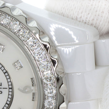 CHANEL J12 1.1" 8P Bezel Diamond Watches H2572 Ceramic/Ceramic Ladies