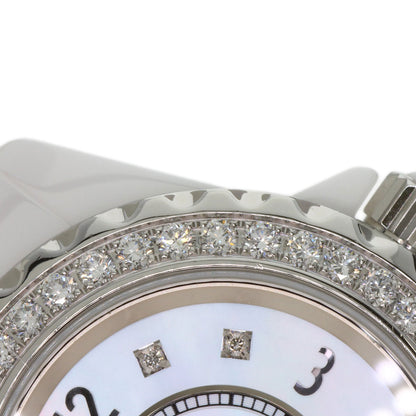 CHANEL J12 1.1" 8P Bezel Diamond Watches H2572 Ceramic/Ceramic Ladies