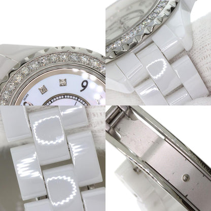CHANEL J12 1.1" 8P Bezel Diamond Watches H2572 Ceramic/Ceramic Ladies