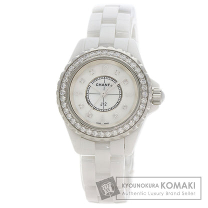 CHANEL J12 1.1" 8P Bezel Diamond Watches H2572 Ceramic/Ceramic Ladies