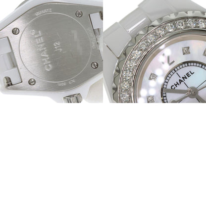 CHANEL J12 1.1" 8P Bezel Diamond Watches H2572 Ceramic/Ceramic Ladies