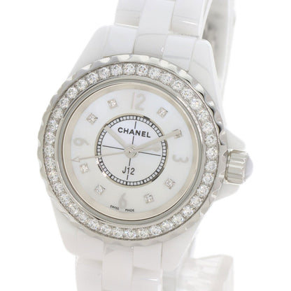 CHANEL J12 1.1" 8P Bezel Diamond Watches H2572 Ceramic/Ceramic Ladies