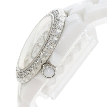 CHANEL J12 1.1" 8P Bezel Diamond Watches H2572 Ceramic/Ceramic Ladies