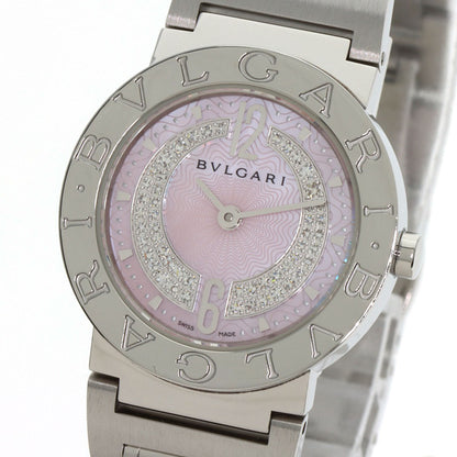 BVLGARI BVLGARI BVLGARI Diamond Watches BB26C2SS/DN Stainless Steel/Stainless Steel Ladies
