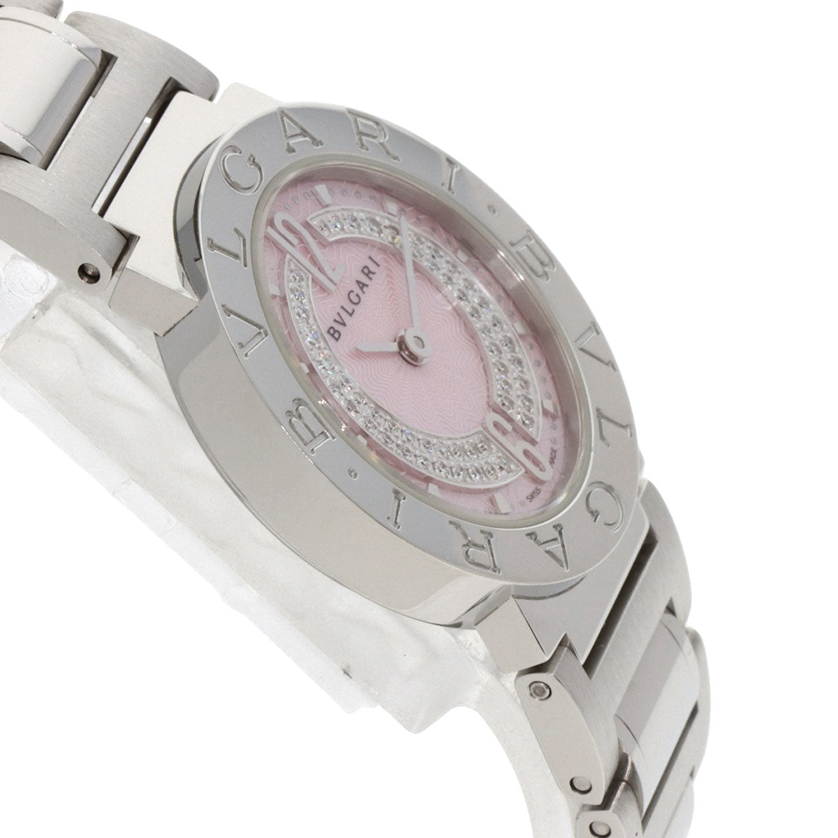 BVLGARI BVLGARI BVLGARI Diamond Watches BB26C2SS/DN Stainless Steel/Stainless Steel Ladies