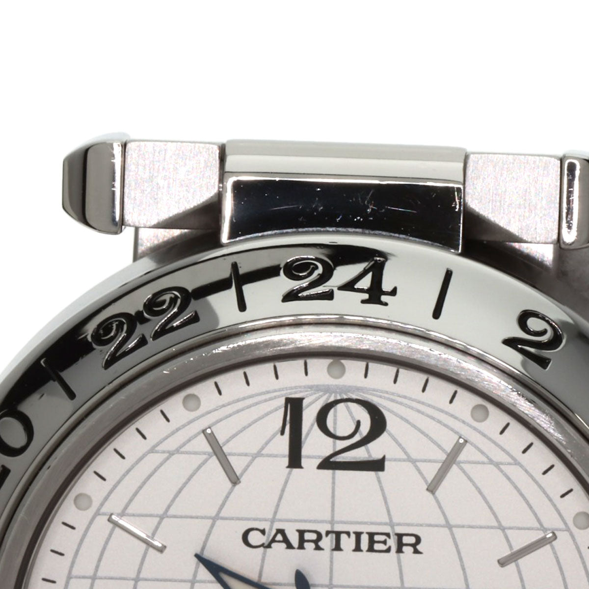 CARTIER Pasha C Meridian GMT Watches W31078M7 Stainless Steel/Stainless Steel Boys
