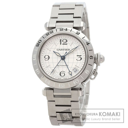 CARTIER Pasha C Meridian GMT Watches W31078M7 Stainless Steel/Stainless Steel Boys