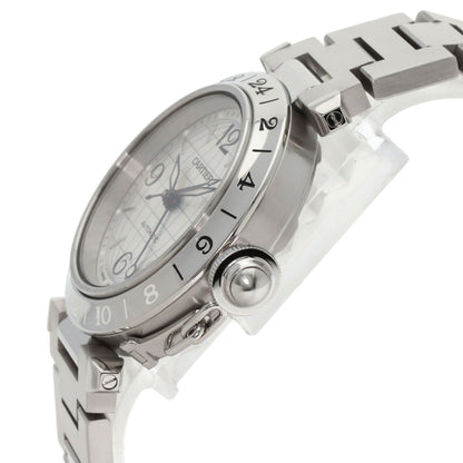 CARTIER Pasha C Meridian GMT Watches W31078M7 Stainless Steel/Stainless Steel Boys