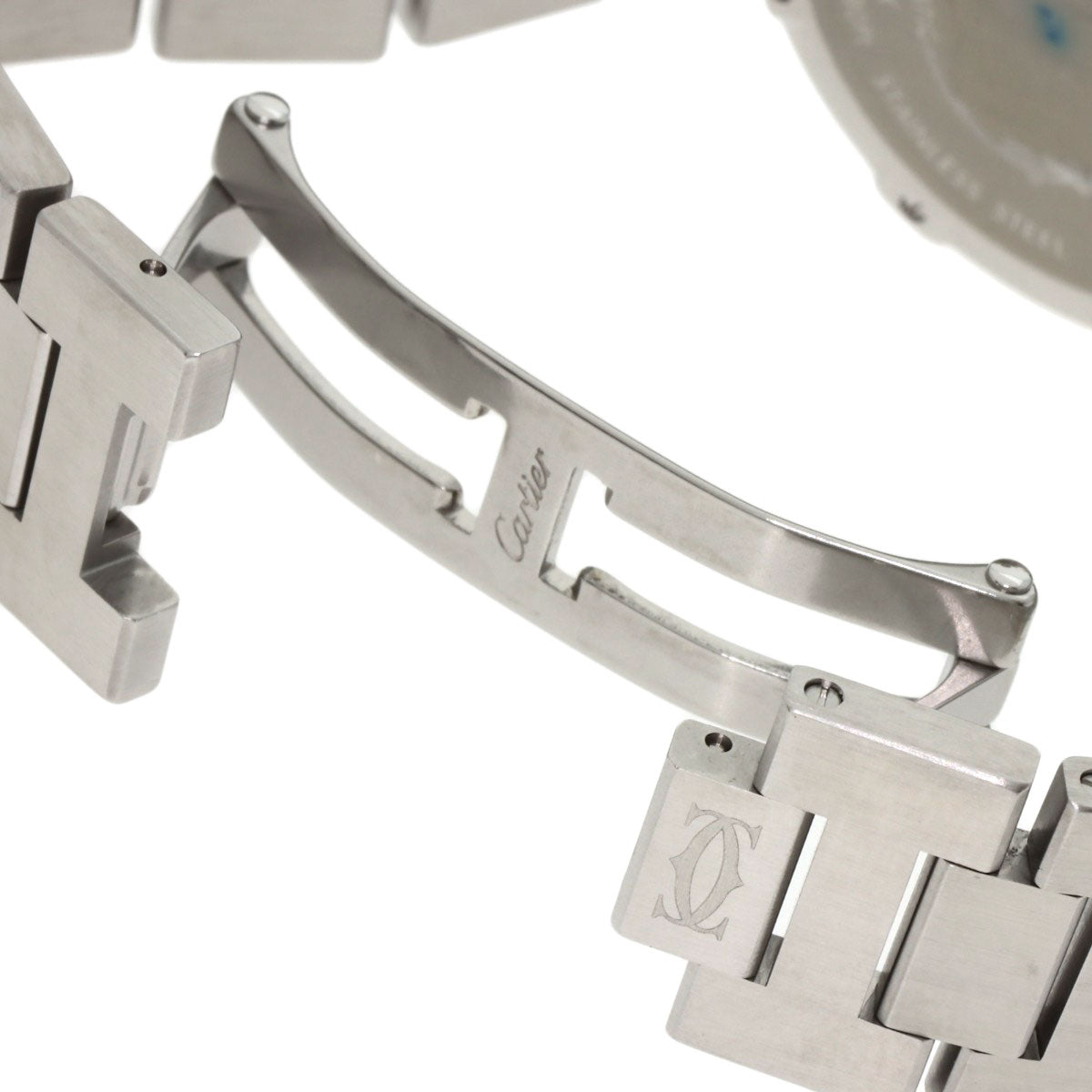 CARTIER Pasha C Meridian GMT Watches W31078M7 Stainless Steel/Stainless Steel Boys