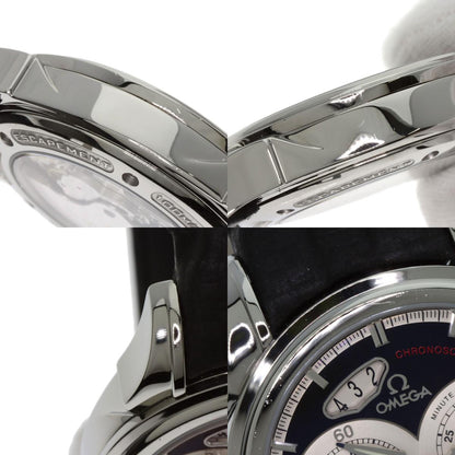 OMEGA De Ville Chronoscope Co-Axial Date Watches 20230410 Stainless Steel/Leather mens