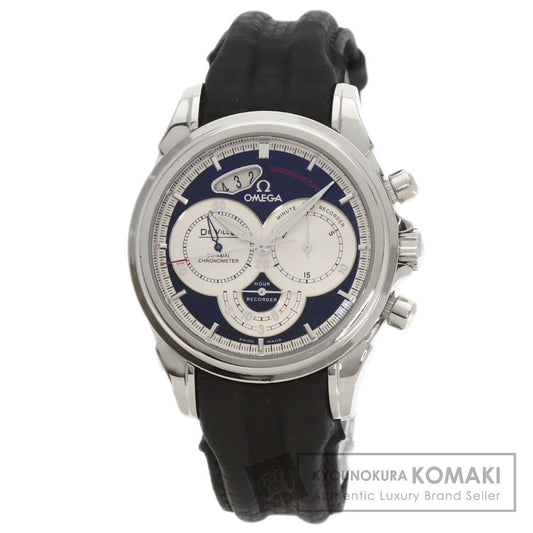 OMEGA De Ville Chronoscope Co-Axial Date Watches 20230410 Stainless Steel/Leather mens
