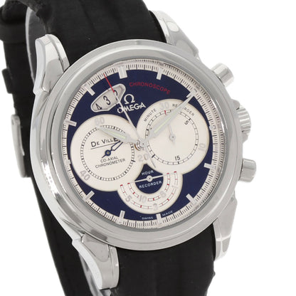 OMEGA De Ville Chronoscope Co-Axial Date Watches 20230410 Stainless Steel/Leather mens