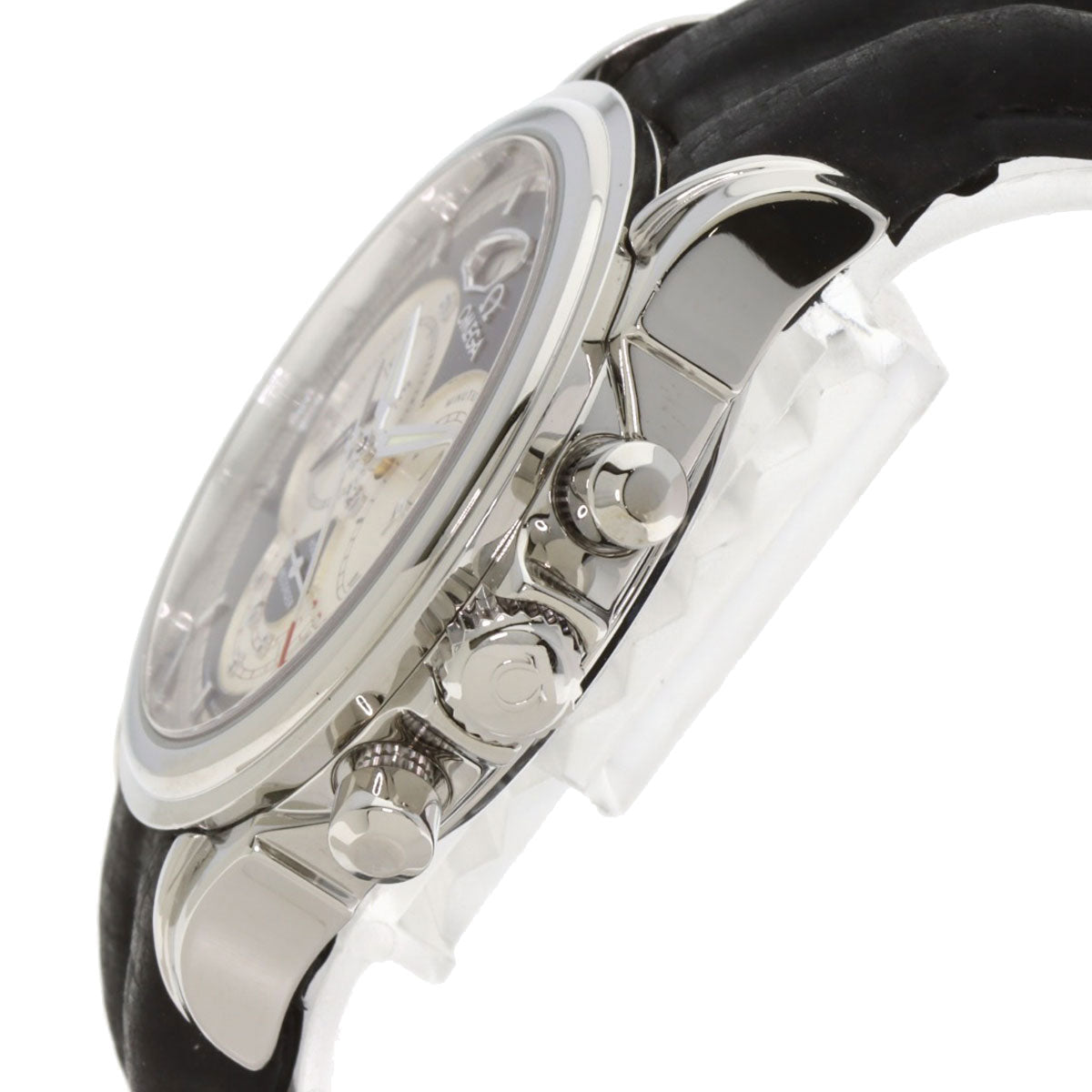 OMEGA De Ville Chronoscope Co-Axial Date Watches 20230410 Stainless Steel/Leather mens