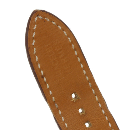 HERMES H watch Watches HH2.810 Stainless Steel/Leather mens