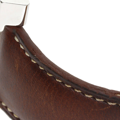 HERMES H watch Watches HH2.810 Stainless Steel/Leather mens