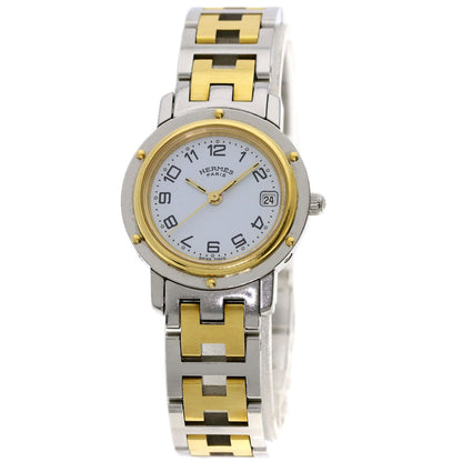 HERMES Clipper Watches CL4.220 Stainless Steel/SSxGP Ladies
