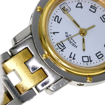 HERMES Clipper Watches CL4.220 Stainless Steel/SSxGP Ladies