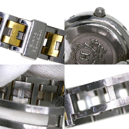 HERMES Clipper Watches CL4.220 Stainless Steel/SSxGP Ladies