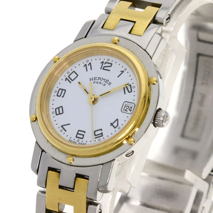 HERMES Clipper Watches CL4.220 Stainless Steel/SSxGP Ladies