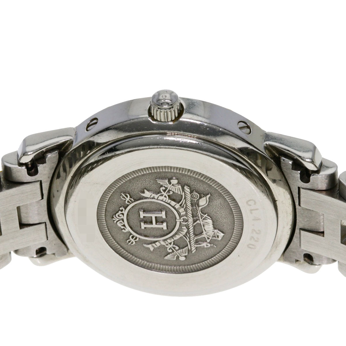 HERMES Clipper Watches CL4.220 Stainless Steel/SSxGP Ladies