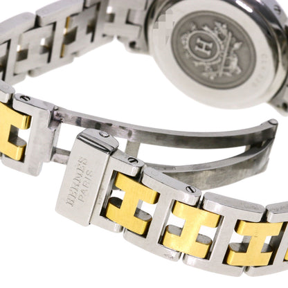 HERMES Clipper Watches CL4.220 Stainless Steel/SSxGP Ladies
