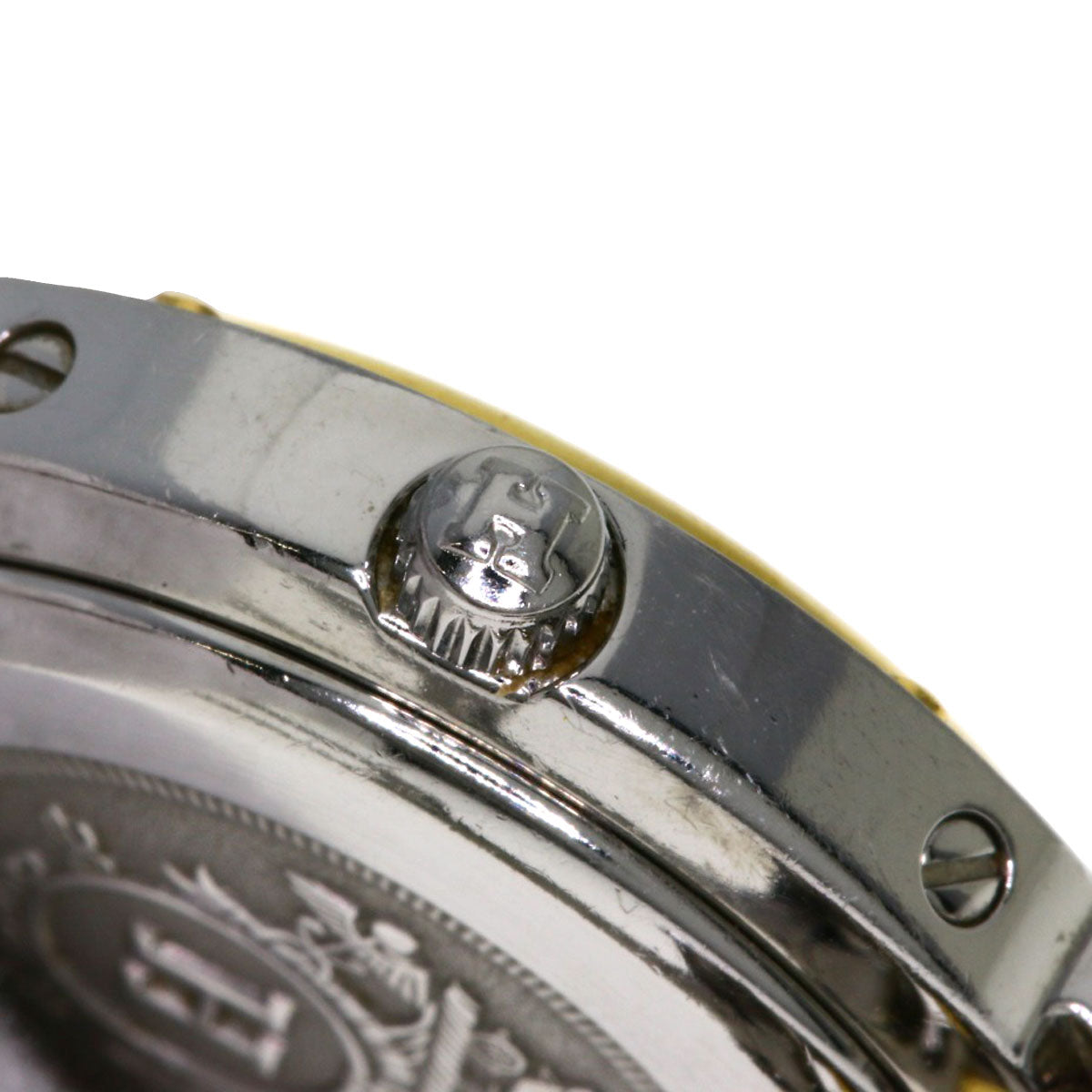 HERMES Clipper Watches CL4.220 Stainless Steel/SSxGP Ladies