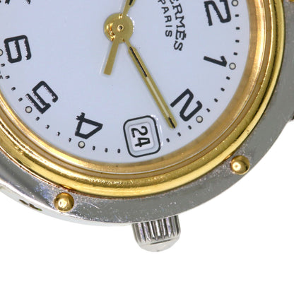HERMES Clipper Watches CL4.220 Stainless Steel/SSxGP Ladies