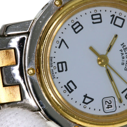 HERMES Clipper Watches CL4.220 Stainless Steel/SSxGP Ladies