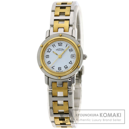 HERMES Clipper Watches CL4.220 Stainless Steel/SSxGP Ladies