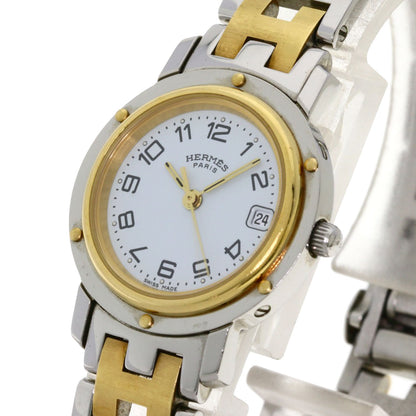 HERMES Clipper Watches CL4.220 Stainless Steel/SSxGP Ladies
