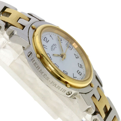 HERMES Clipper Watches CL4.220 Stainless Steel/SSxGP Ladies