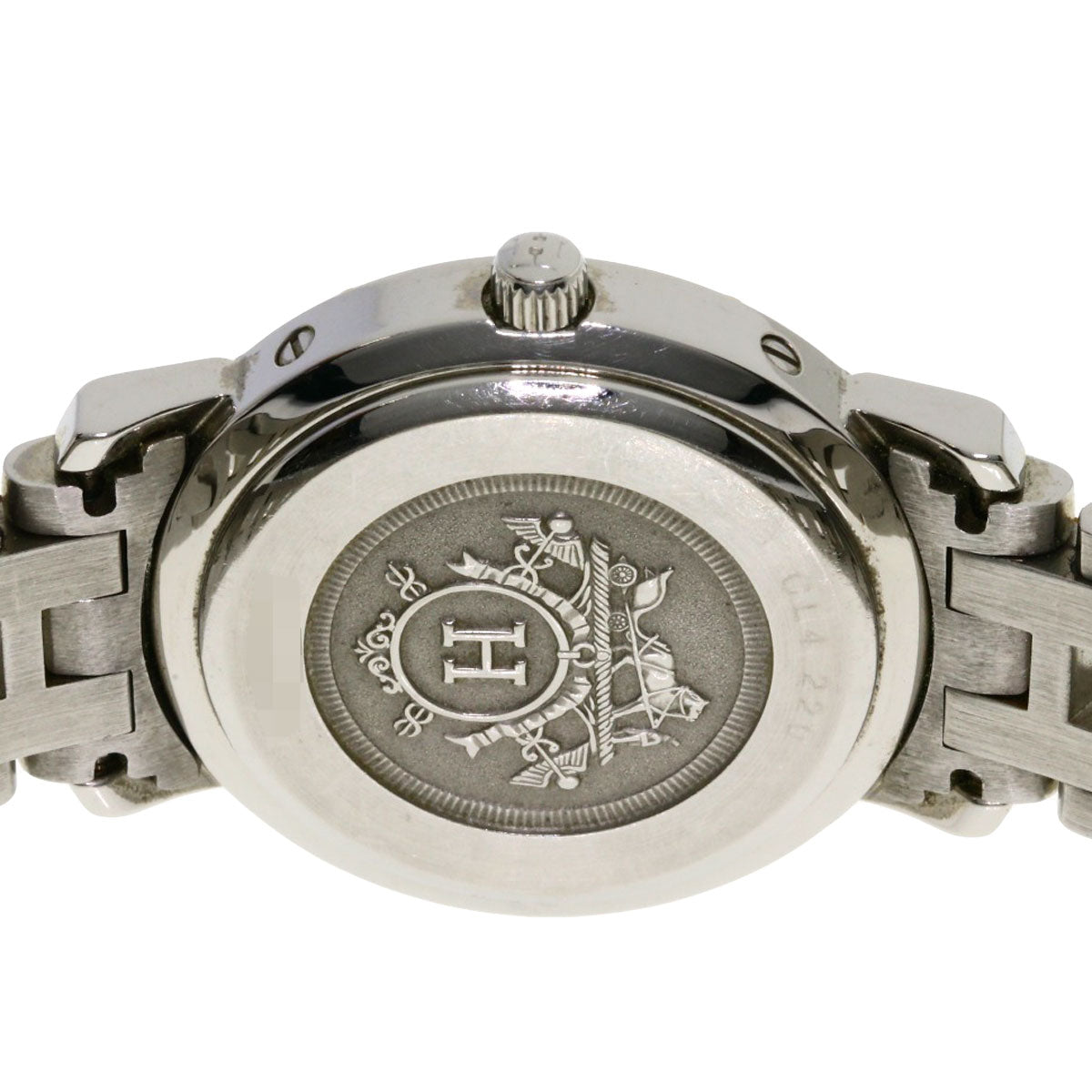 HERMES Clipper Watches CL4.220 Stainless Steel/SSxGP Ladies