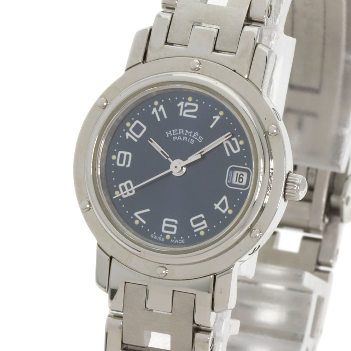 HERMES Clipper Watches CL4.210 Stainless Steel/Stainless Steel Ladies