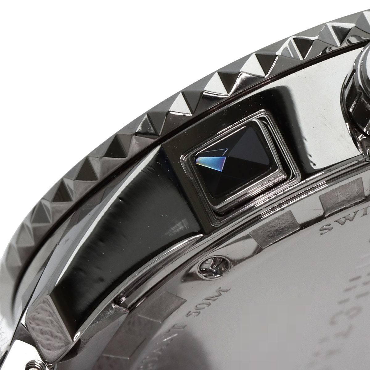 CHRISTIAN DIOR Crystal Chronograph Diamond Watches CD11431D Stainless Steel/Stainless Steel mens