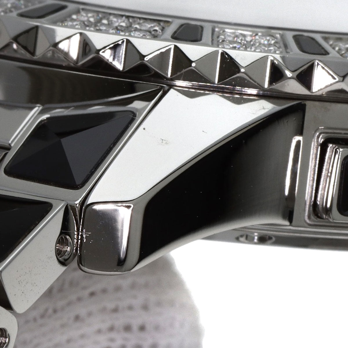 CHRISTIAN DIOR Crystal Chronograph Diamond Watches CD11431D Stainless Steel/Stainless Steel mens