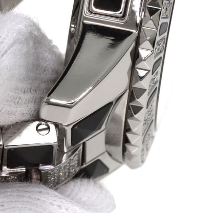 CHRISTIAN DIOR Crystal Chronograph Diamond Watches CD11431D Stainless Steel/Stainless Steel mens