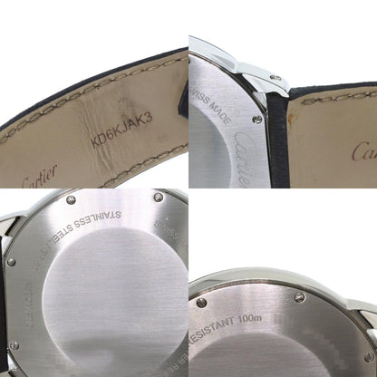 CARTIER Ronde Croisier de Cartier Watches W2RN0005 Stainless Steel/Leather mens