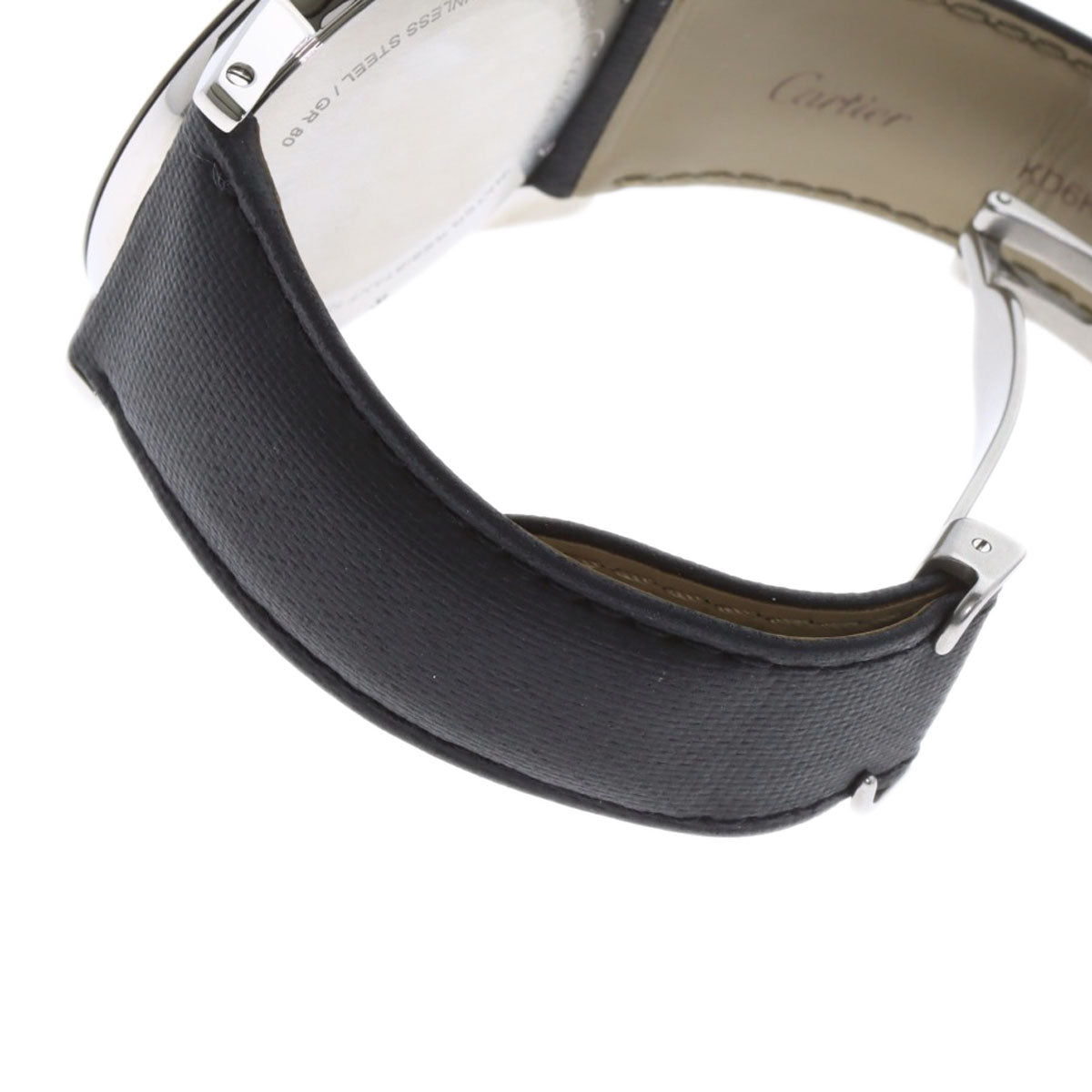 CARTIER Ronde Croisier de Cartier Watches W2RN0005 Stainless Steel/Leather mens