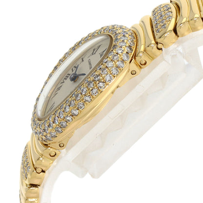 CARTIER Mini Baignoire After Diamond Watches W1510956 K18 Yellow Gold/K18YGxDiamond Ladies