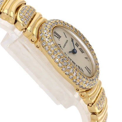 CARTIER Mini Baignoire After Diamond Watches W1510956 K18 Yellow Gold/K18YGxDiamond Ladies