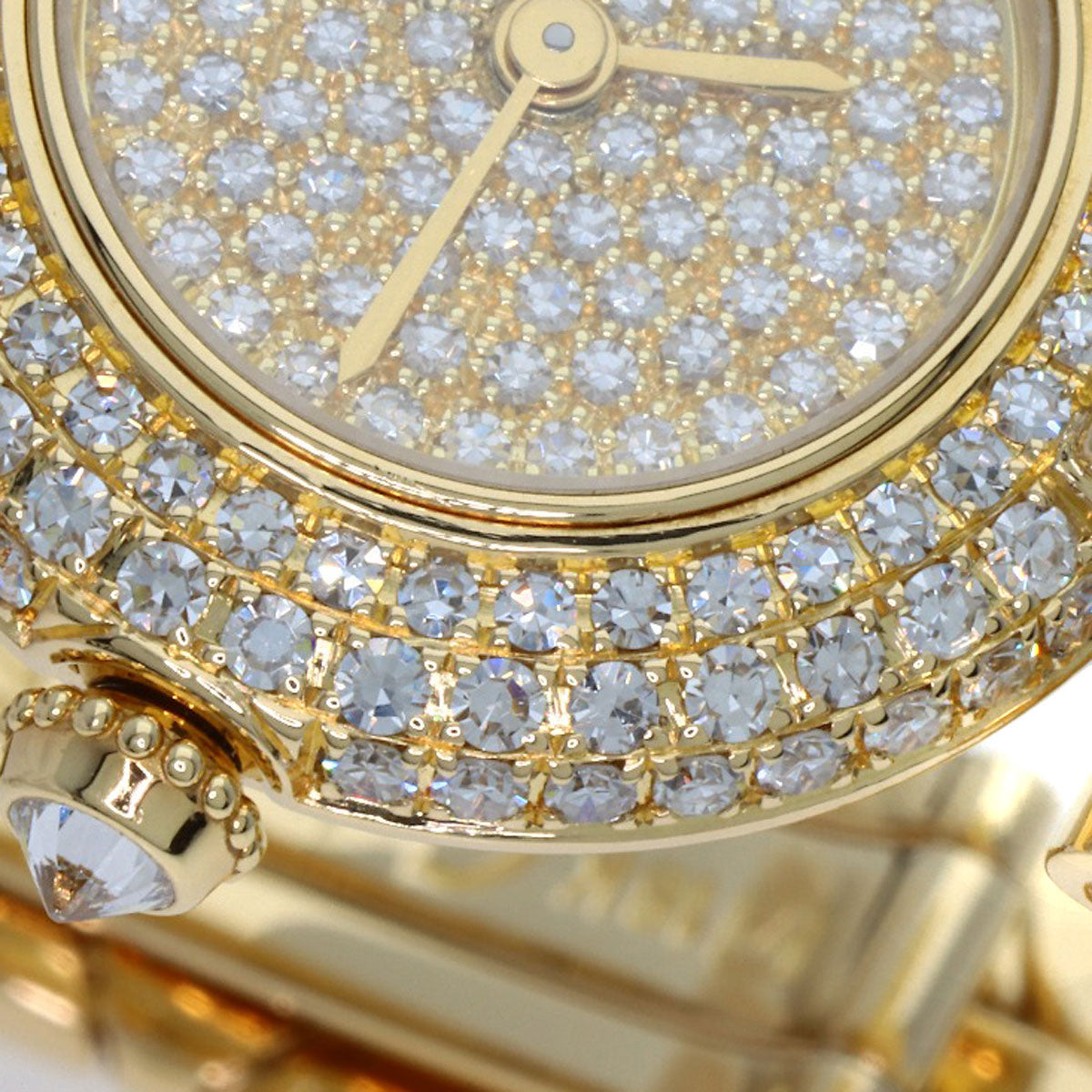 CARTIER Corise SM Maria Dial, Bezel, and Bracelet Diamond Watches WB1027BL K18 Yellow Gold/K18YGxDiamond Ladies