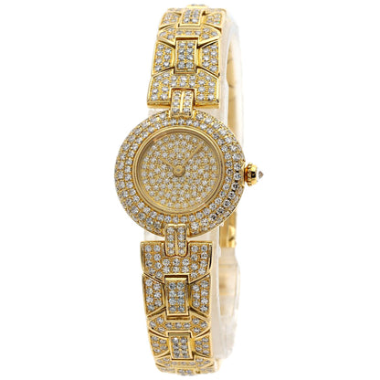 CARTIER Corise SM Maria Dial, Bezel, and Bracelet Diamond Watches WB1027BL K18 Yellow Gold/K18YGxDiamond Ladies