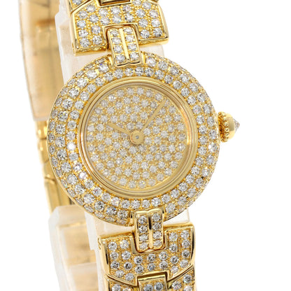 CARTIER Corise SM Maria Dial, Bezel, and Bracelet Diamond Watches WB1027BL K18 Yellow Gold/K18YGxDiamond Ladies