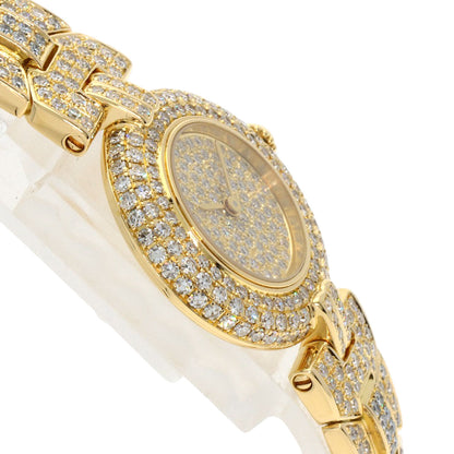 CARTIER Corise SM Maria Dial, Bezel, and Bracelet Diamond Watches WB1027BL K18 Yellow Gold/K18YGxDiamond Ladies