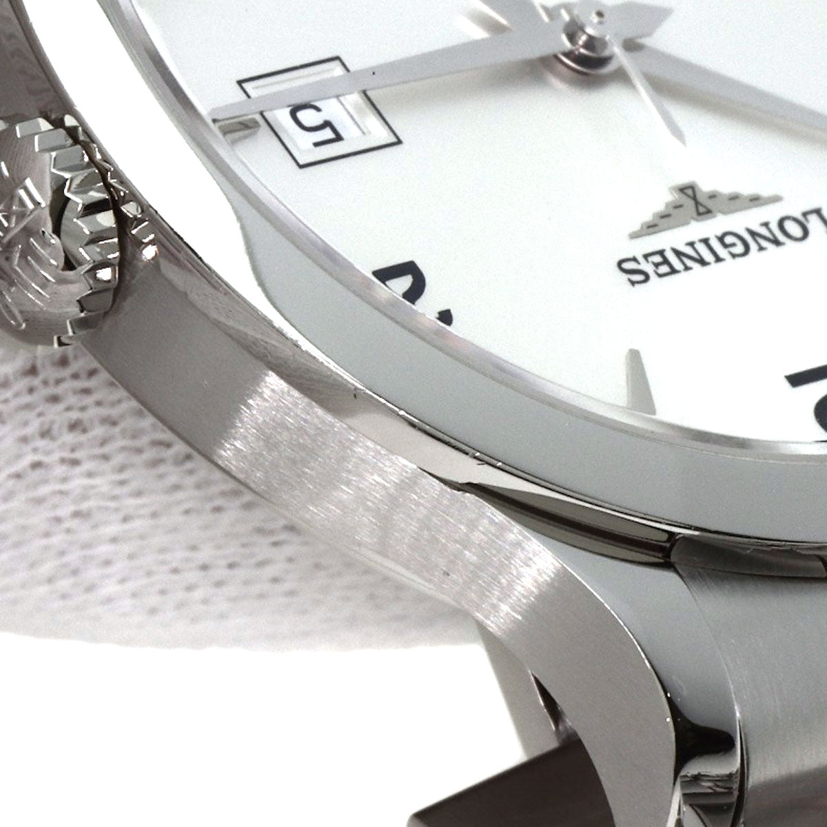 LONGINES record Watches L2.820.4.76.6 Stainless Steel/Stainless Steel mens