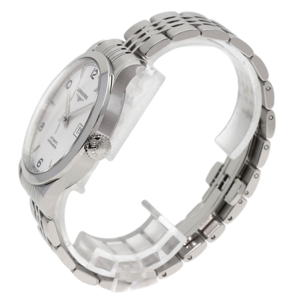 LONGINES record Watches L2.820.4.76.6 Stainless Steel/Stainless Steel mens