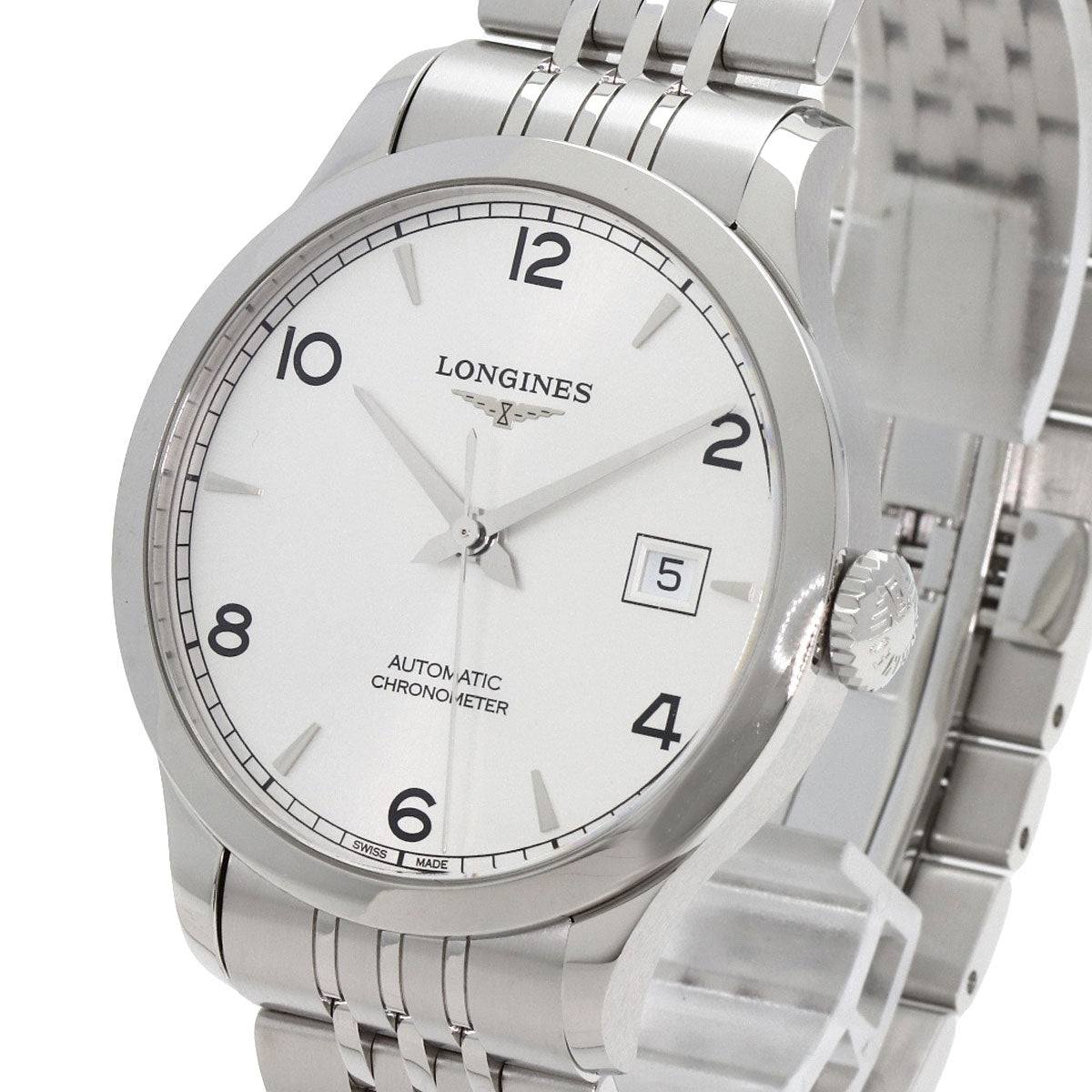 LONGINES record Watches L2.820.4.76.6 Stainless Steel/Stainless Steel mens